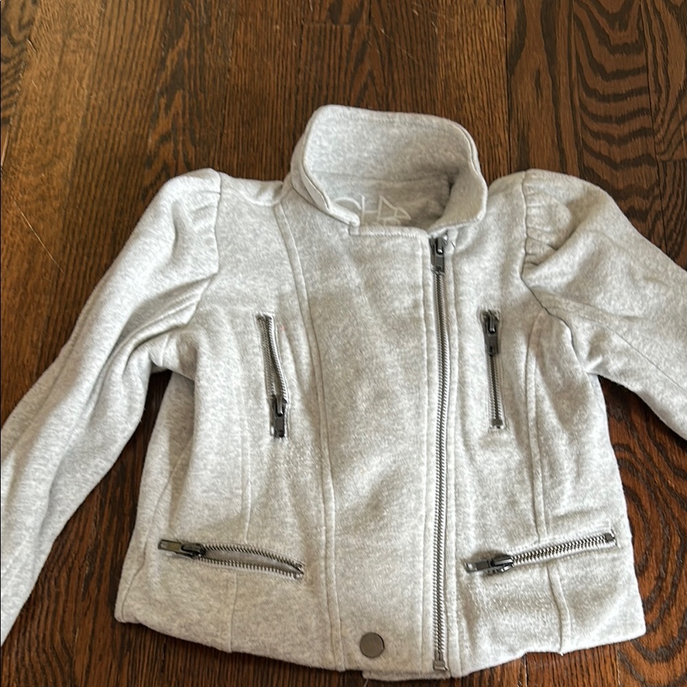 Gray Zip-Up Jacket